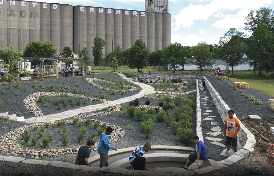 Green infrastructure and stacked-benefits projects